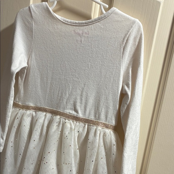 Cat & Jack White Dress with Brown Antlers and Red Heart - Picture 8 of 8